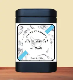 Fleur de Sel au Basilic