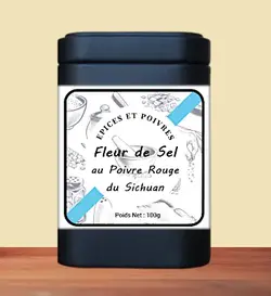 Fleur de Sel au Poivre Rouge du Sichuan