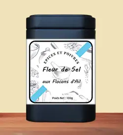 Fleur de Sel aux Flocons d'Ail