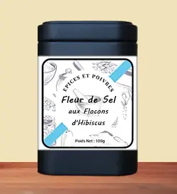 Fleur de Sel aux Flocons d'Hibiscus
