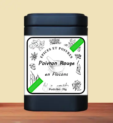 Poivron Rouge en Flocons