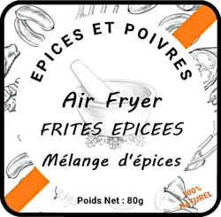 Air Fryer Frites Epicées